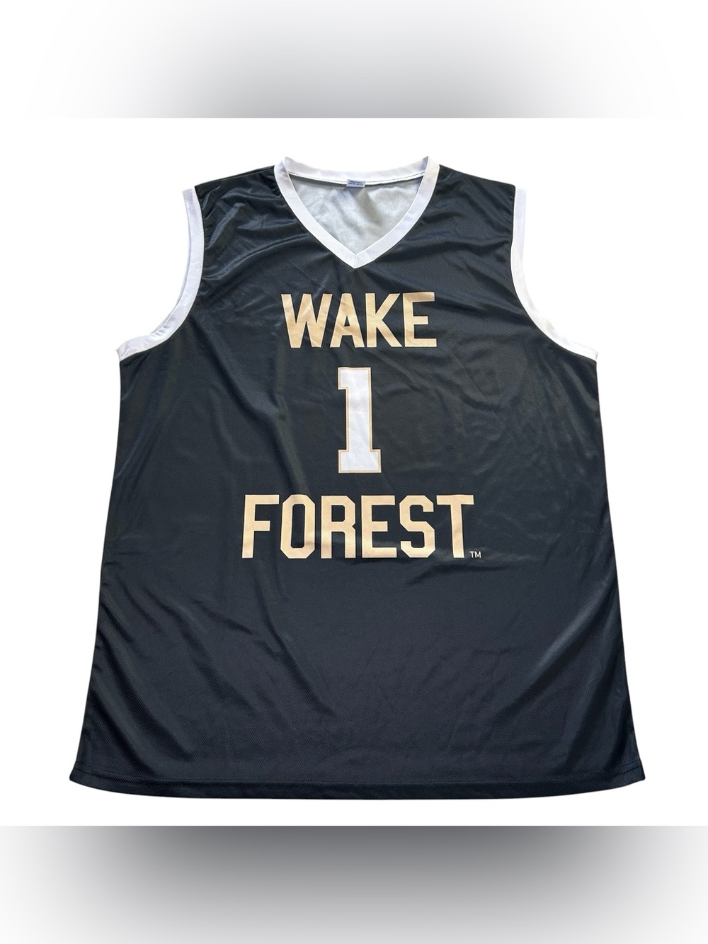 Wake Forest Demon Deacons Basketball SGA Men’s Black Jersey #1 size XL